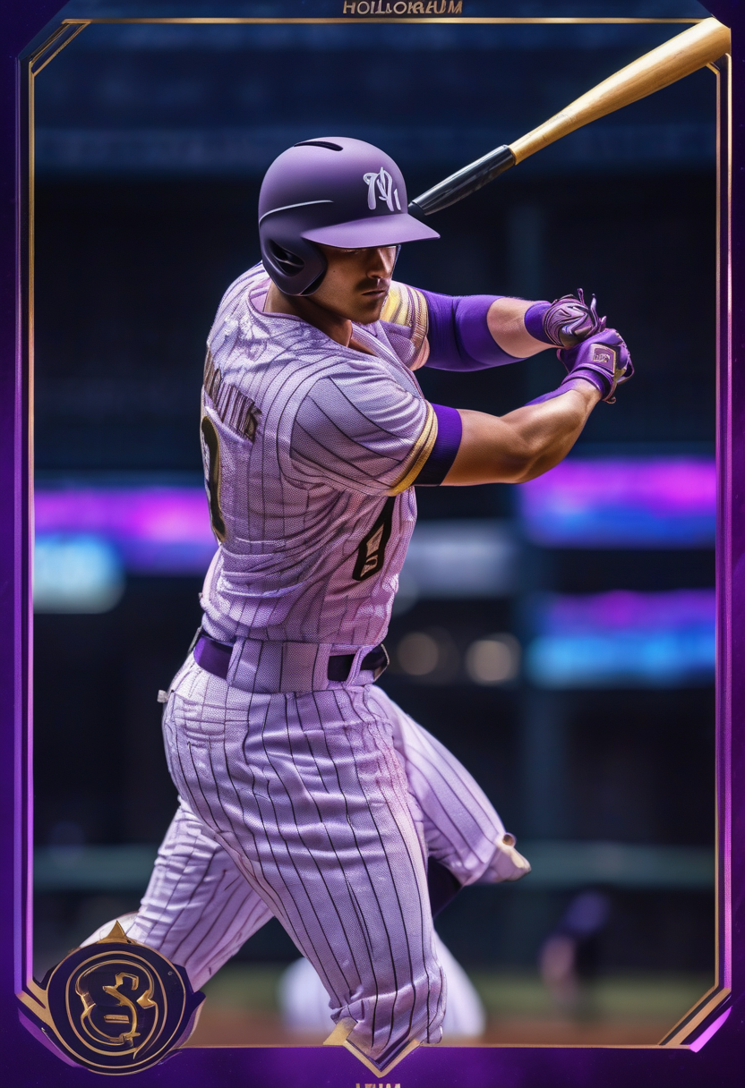 Baseball trading card