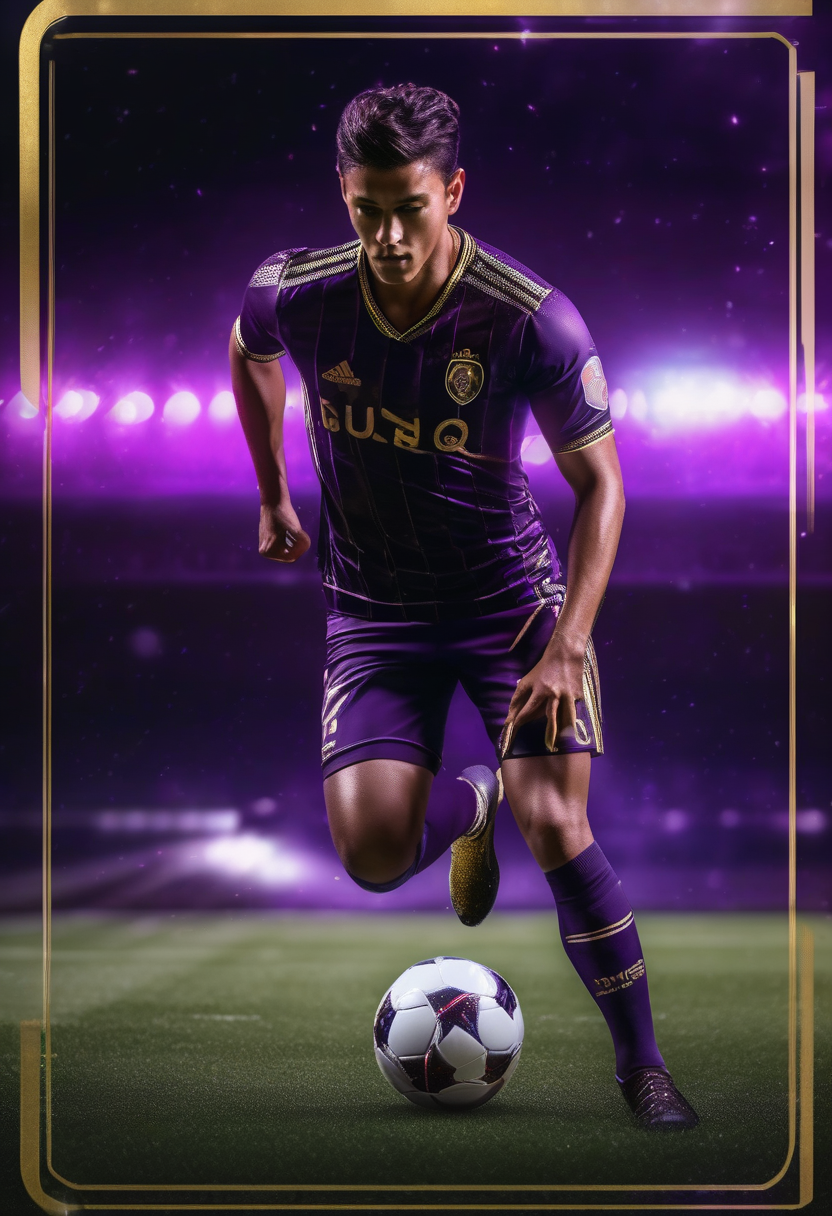Soccer trading card